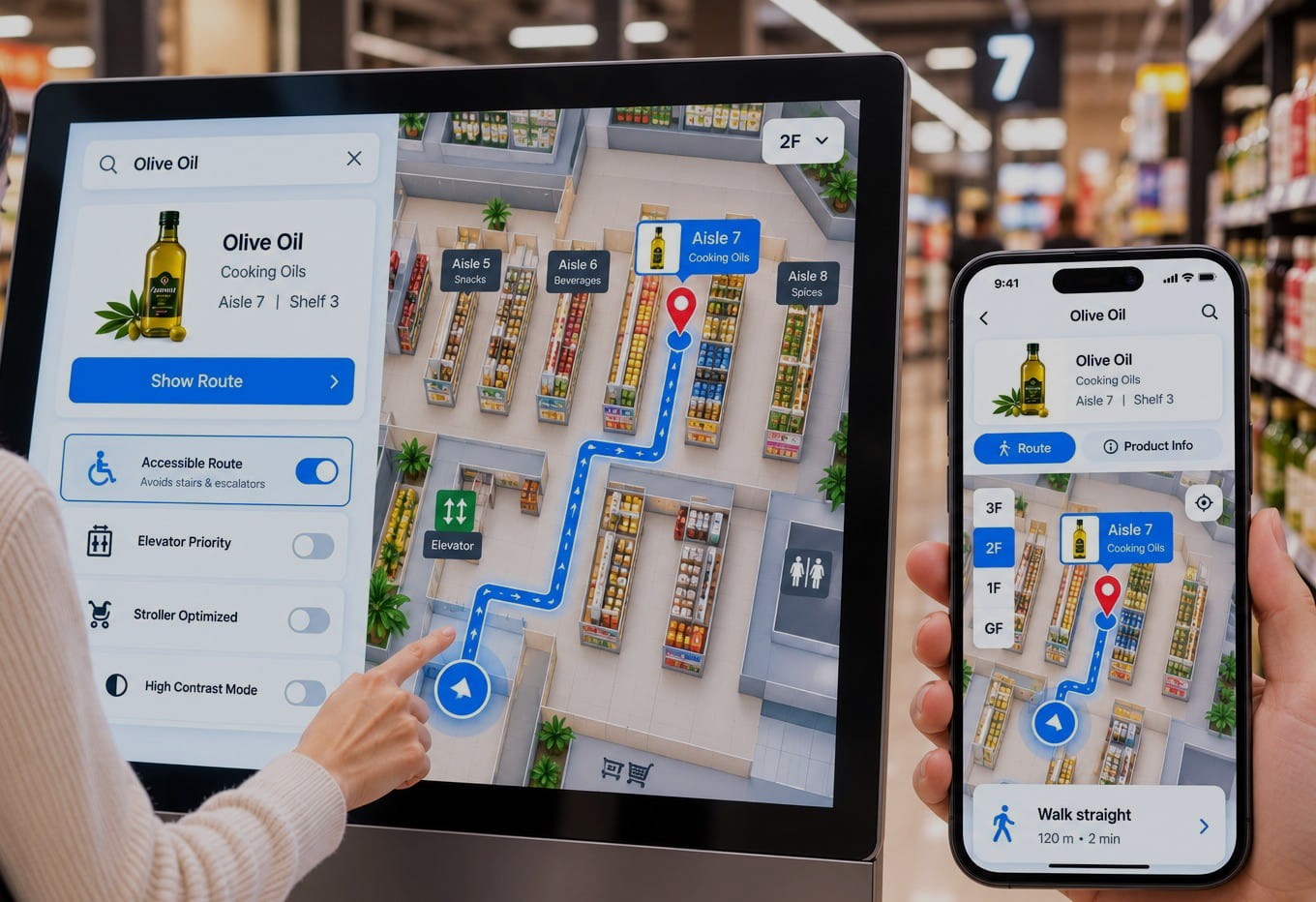 Product-Level Aisle Finder for Retail