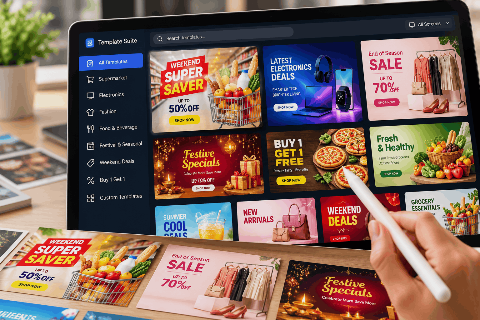 Curated Retail Template Library